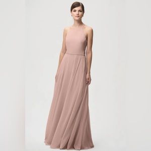 Jenny Yoo Luca bridesmaid dress, pale pink, size 10